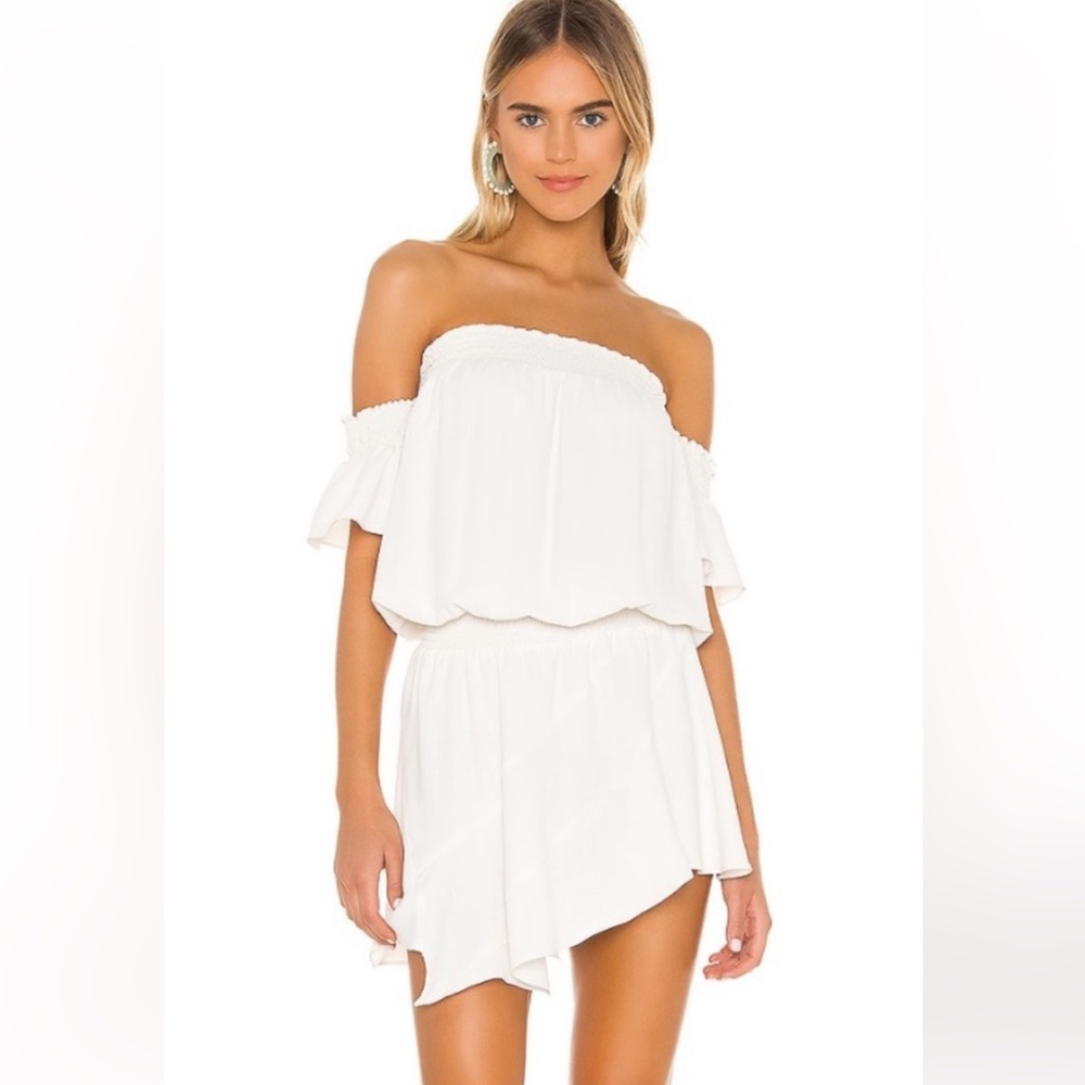 Amanda Uprichard ARIELLA DRESS IN IVORY (Large)